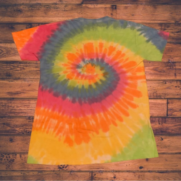 Part Time Drunk Full Time Stoner Funny 420 Shirt Spencer’s Tie Dye Rainbow - Picture 5 of 5